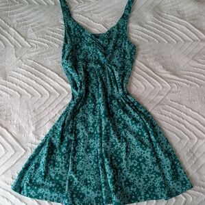 Wild Fable Green Floral Mini Dress